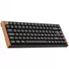 Keychron K2 HE (musta/puu, DE-asettelu, Gateron Double-Rail Magnetic Nebula, alumiinirunko)