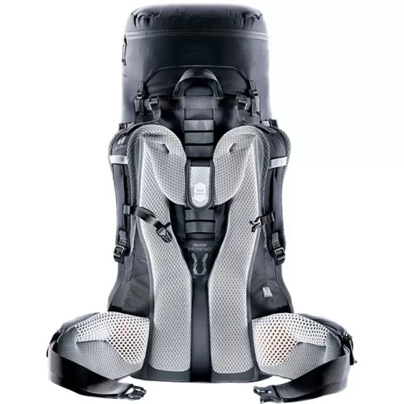 Deuter Aircontact Lite 45+10 SL naisten vaellusreppu musta