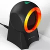 Qoltec 50857 langallinen pöytäviivakoodinlukija, 1D/2D, QR, USB, 1,75 m johto