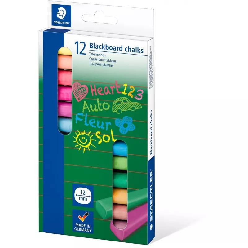 Kirjoitusliitu Staedtler 2360 monivärinen 12 kpl