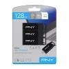 PNY Elite 128 GB USB-C 3.2 Gen 1 muistitikku, 3 kpl:n pakkaus (Retail)
