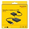 Videosplitter DeLOCK 87769 DisplayPort -> 2x HDMI