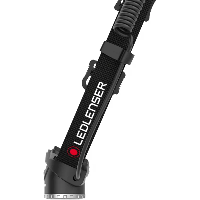 Ledlenser H8R musta, punainen otsalamppu LED