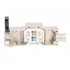 Keystone-moduuli Digitus CAT 8.1 RJ-45 suojattu litteä valkoinen