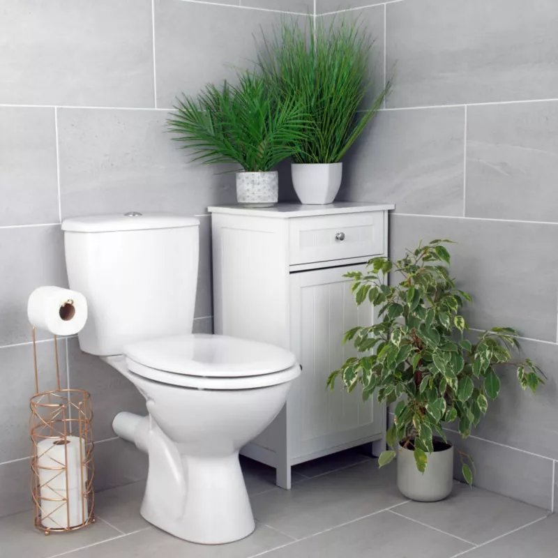 WC-istuin Beldray LA030252UFFEU7 — antibakteerinen, helppohoitoinen muotoilu