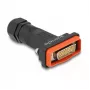 DeLOCK 87808 DB-26 (U) HD D-Sub-liitin siipiruuveilla, musta/punainen