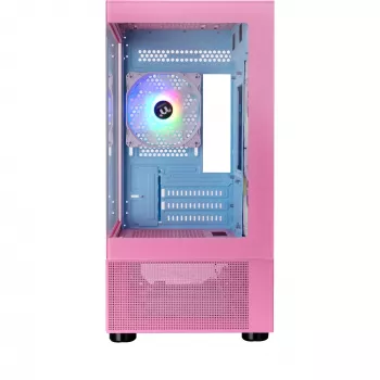View 170 TG ARGB, tornikotelo pinkki, Tempered Glass x 2