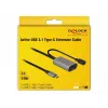 Delock USB-C Aktiivinen jatkokaapeli, 5 m, USB 5 Gbps (USB-20225 / 85392)