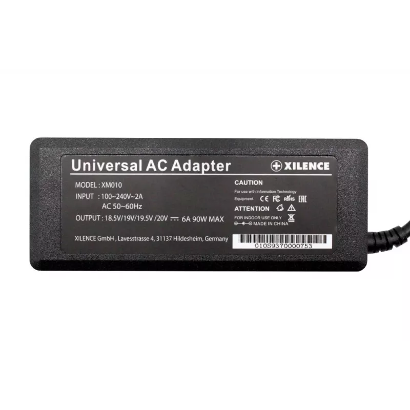 Kannettavan tarvike verkkolaite UNIV. 90W/XM010 XILENCE
