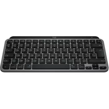 Logitech Master Series MX Keys Mini for Mac – näppäimistö – kompakti – taustavalaistu – langaton – Bluetooth LE – AZERTY – ranska – avaruudenharmaa (920-012646)