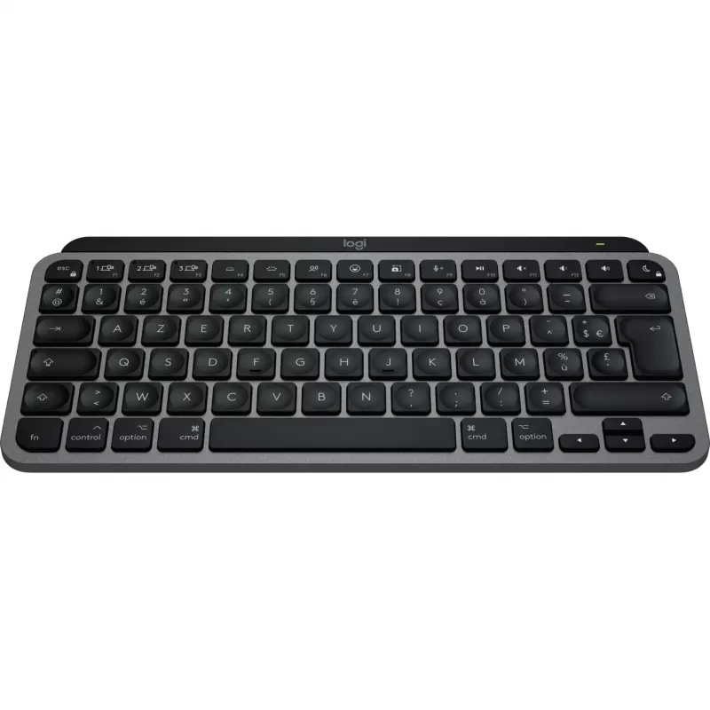 Logitech Master Series MX Keys Mini for Mac – näppäimistö – kompakti – taustavalaistu – langaton – Bluetooth LE – AZERTY – ranska – avaruudenharmaa (920-012646)