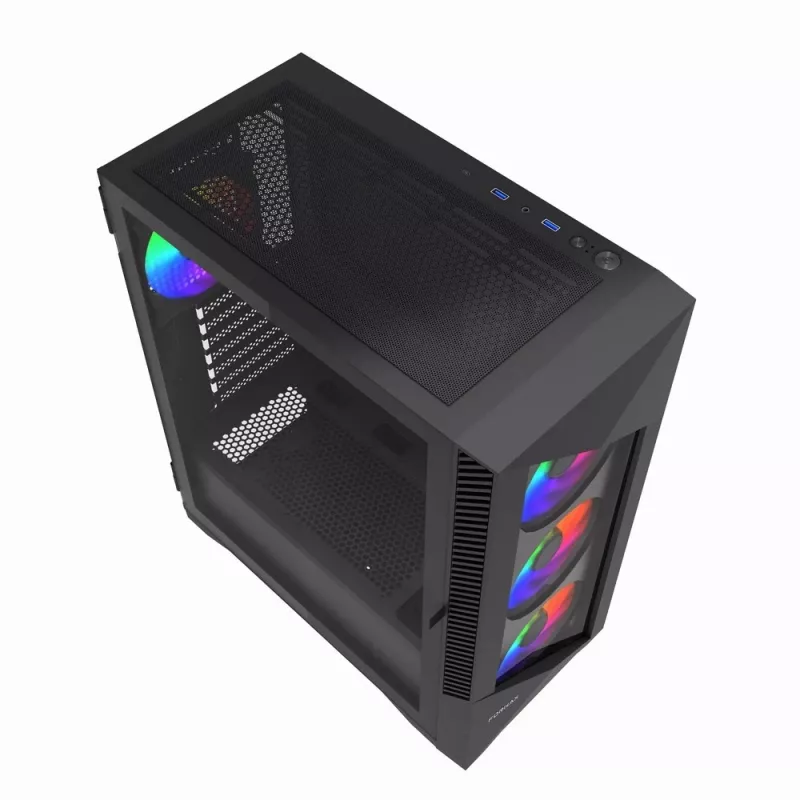 Gembird CCC-FC-900ARGB pelikotelo Fornax 900, ATX, musta