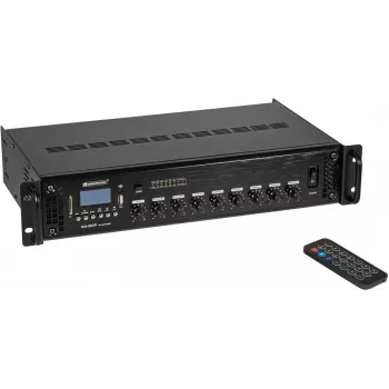 Miksausvahvistin Omnitronic MA-120P 120W ELA, ELA-miksausvahvistin 120 W lähtöteholla