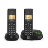 Gigaset PURE 100A Duo langaton analoginen/DECT-puhelin — 2 luuria, kaiutin, numeronäyttö, 1,5
