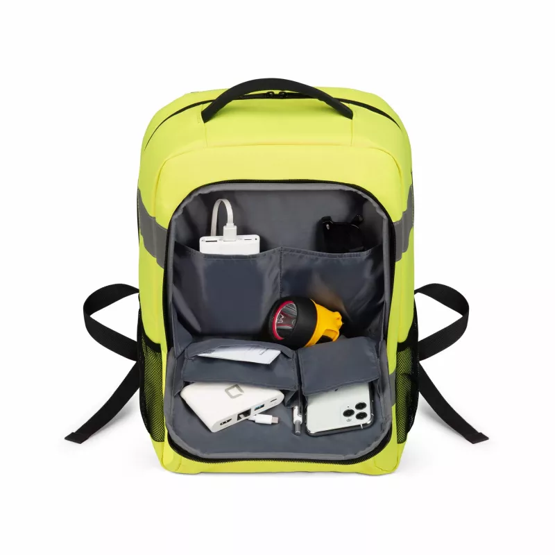 Reppu DICOTA P20471-17 reppu musta harmaa keltainen
