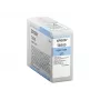 Epson yksittäispakkaus vaaleansyaani T850500, vaaleansyaani, pigmenttimuste, 80 ml, 1 kpl