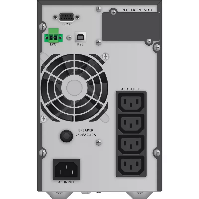 PowerWalker VFI 1000 TG kaksoismuunnos (Online) 1 kVA 900 W 4 pistorasiaa