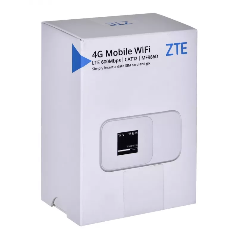Reititin ZTE MF986D 4G UFI LTE CAT12/13 1x USB Type-C, 1x SIM-paikka 2x TS-9