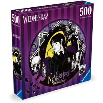 Pyöreä palapeli Wednesday (500 palaa)
