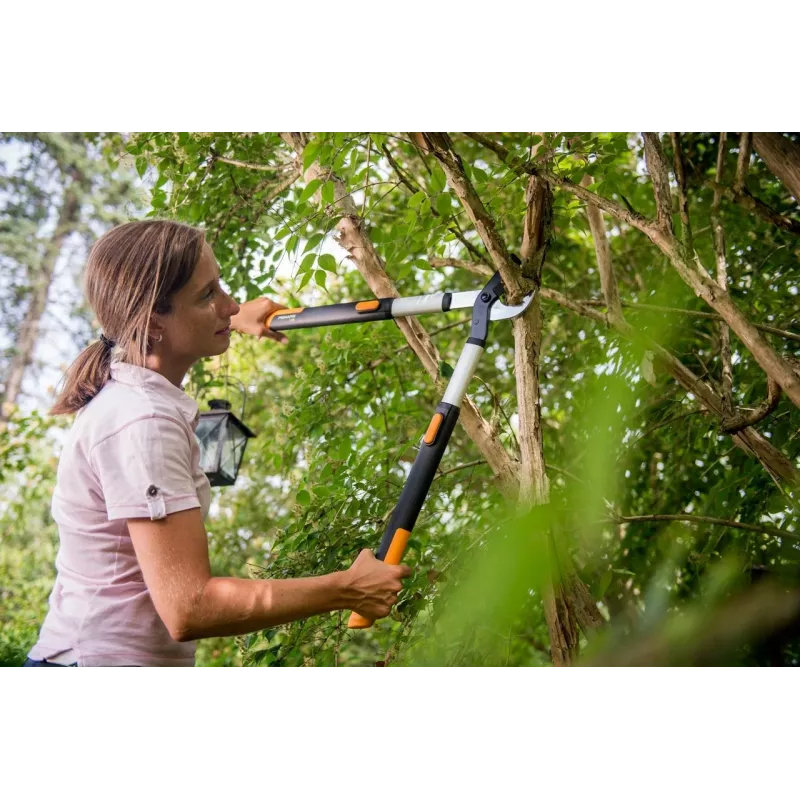 Fiskars SmartFit teleskooppioksasaha 915 mm L86 musta oranssi (1013564)
