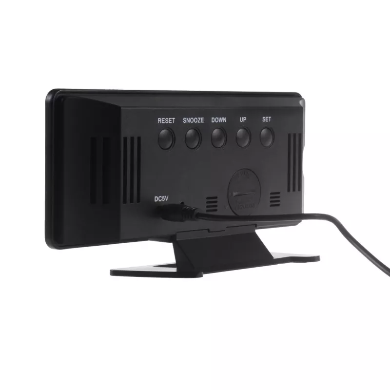 Digitaalinen LED-herätyskello GreenBlue GB395 lämpötilanäytöllä