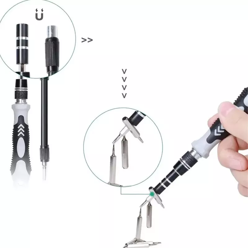 Extralink Precision ruuvimeisselisarja, Torx-ruuvimeisselit 115 in 1
