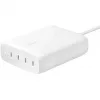 Belkin BoostCharge Pro 200 W 4-porttinen USB-C GaN -seinälaturi, valkoinen (WCH015VFWH)