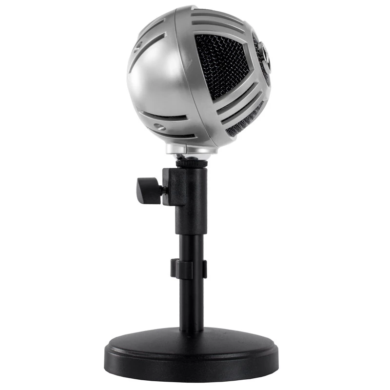 Arozzi Sfera -pöytämikrofoni, USB - kromi