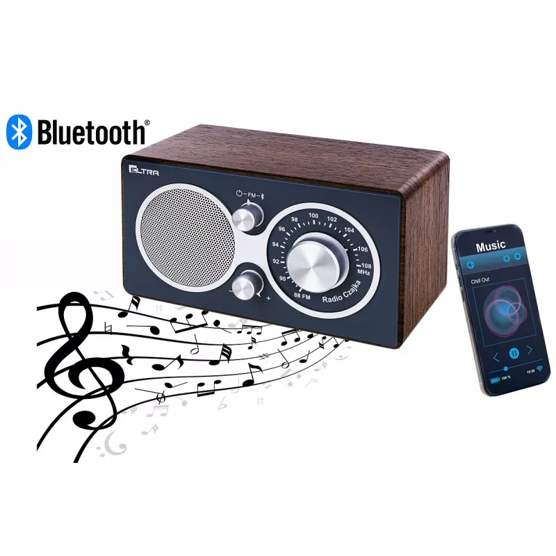 Radio Eltra CZAJKA Bluetooth -malli — kannettava radio Bluetooth-yhteydellä