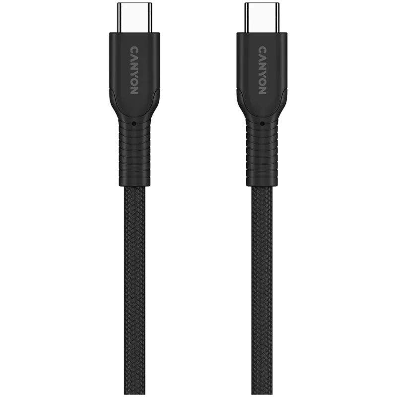 CANYON kaapeli OnWire 60CL C-C 60W COLOR punottu 1m musta