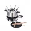 Severin FO 2471 fondue- ja crêpe-yhdistelmä, musta/ruostumaton teräs