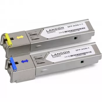 Lancom Systems SFP-BiDi1550-SC1 SFP kuitu-lähetin-vastaanotin 1000 Mbit/s, hopea