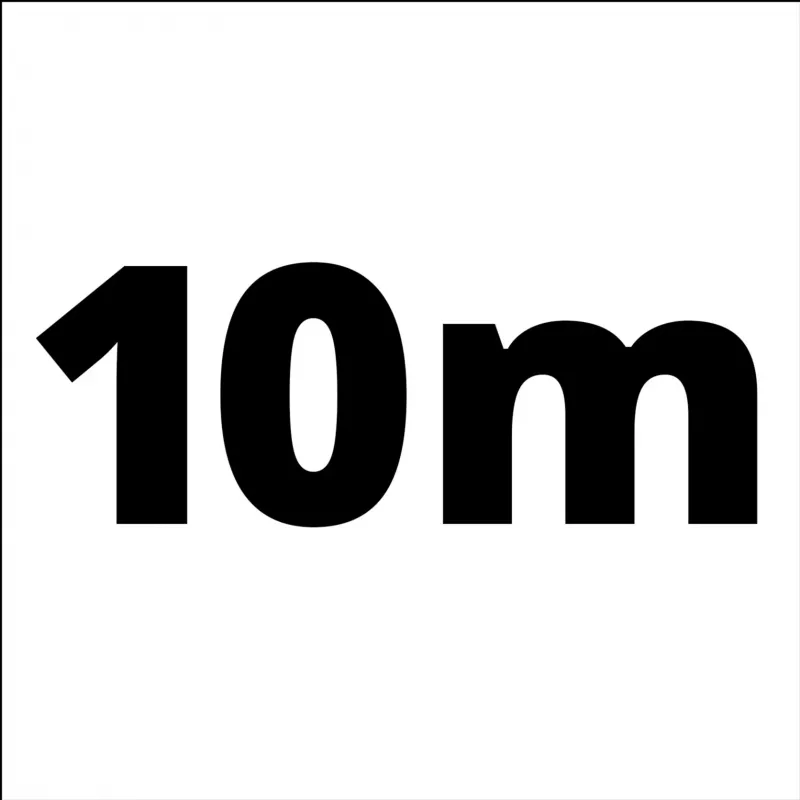 Punottu letku 4138100, paineilmaletku valkoinen, 10 metriä