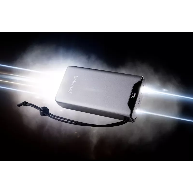 Powerbank INTENSO 7332054 — 20000 mAh, PD 3.0 & QC 3.0, 20 W, USB-A + USB-C, harmaa