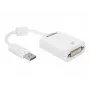 Videokaapelisovitin DeLOCK 61765 DisplayPort - DVI-I 0,125 m