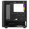 PC-kotelo SAVIO Noctis Flow RGB — Cube, ATX/Mini-ITX, 3x 120 mm etutuulettimet, karkaistu lasisivupaneeli, max. GPU 35 cm