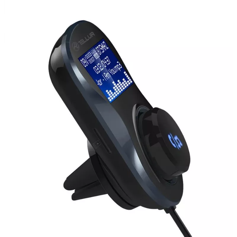 Tellur FMT-B4 Bluetooth FM-lähetin, microSD, musta