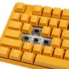 Ducky One 3 näppäimistö, pelikäyttöön, USB, QWERTY, englanti, keltainen