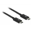 Thunderbolt-kaapeli DeLOCK 84845 1 m 20 Gbit/s musta