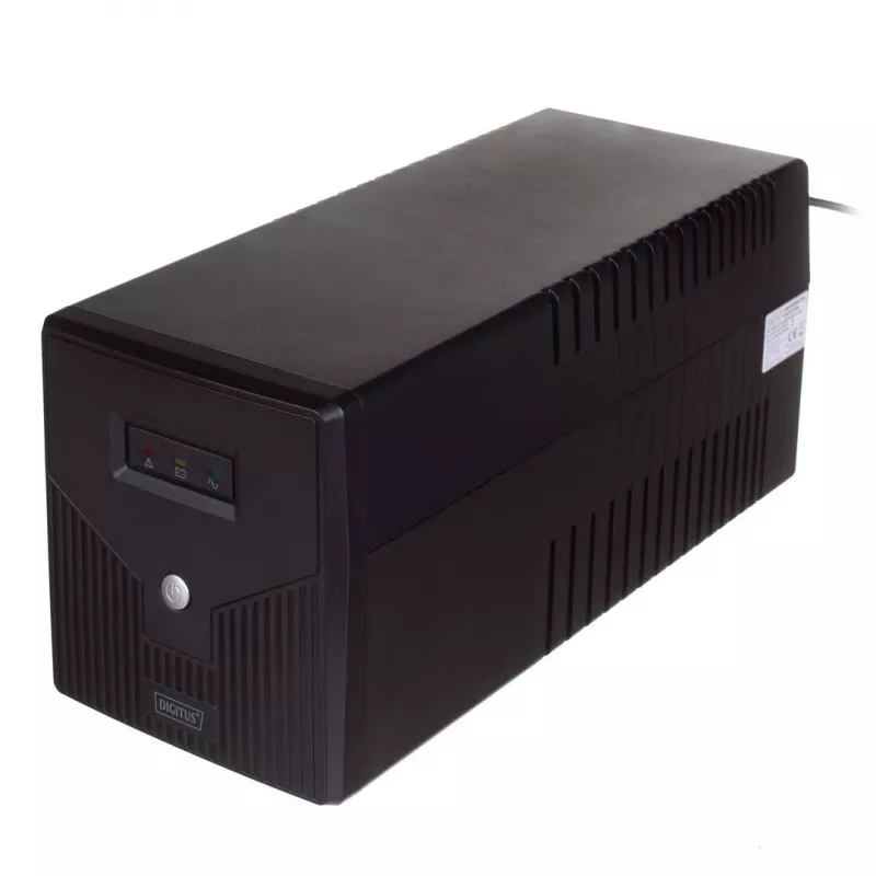 Digitus DN-170065 Line-interactive-UPS, 1000VA / 600W, 4x Schuko, 2x 12V/7Ah