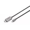 DIGITUS - adapterikaapeli - Mini DisplayPort (uros) - HDMI (uros) - 1,0 m - 8K 60 Hz tuki - musta (DB-340109-010-S)