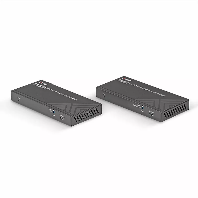 Lindy 150m Cat.6 HDMI 4K60, USB 2.0 ja IR HDBaseT KVM-jatko