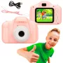 Lasten digitaalikamera Extralink H20 pinkki 1080P 30fps 2,0