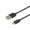 Savio CL-129 USB-kaapeli 2 m USB 2.0 USB A USB C musta
