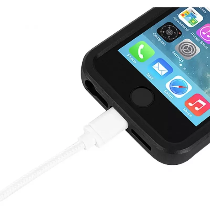 USB 2.0 -adapterikaapeli, USB-A-pistoke > Lightning-pistoke (valkoinen, 2,0 metriä)