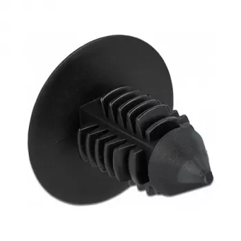 Joulukuusiklipsi DeLOCK 60187 musta nylon 15 mm 14,5 mm 10 kpl