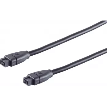 FireWire IEEE 1394b -kaapeli 9-napainen - 9-napainen, 5,0 m, musta — Divers CO 77305