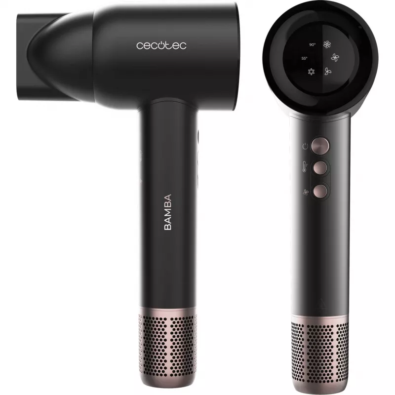 Cecotec Bamba IoniCare RockStar Nano IonTech hiustenkuivaaja 1600 W, musta