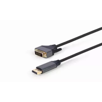 Videokaapeliadapteri Gembird CC-DPM-DVIM-4K-6 – DisplayPort-DVI, 1,8 m, 4K, musta
