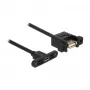USB-kaapeli DeLOCK 1 m USB2.0 Micro-B/USB2.0-A